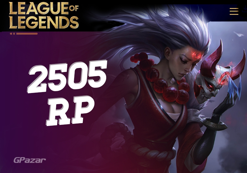 League of Legends - 2505 RP / TR - gpazar - GPazar